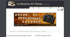 Desktop Screenshot of lamaquinadeltiempo.com.mx